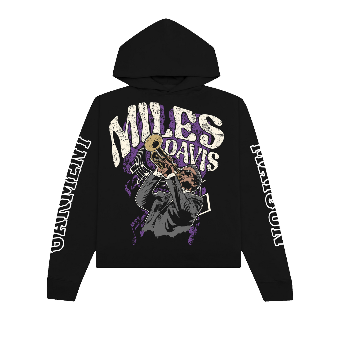 M. DAVIS CROPPED HOODIE